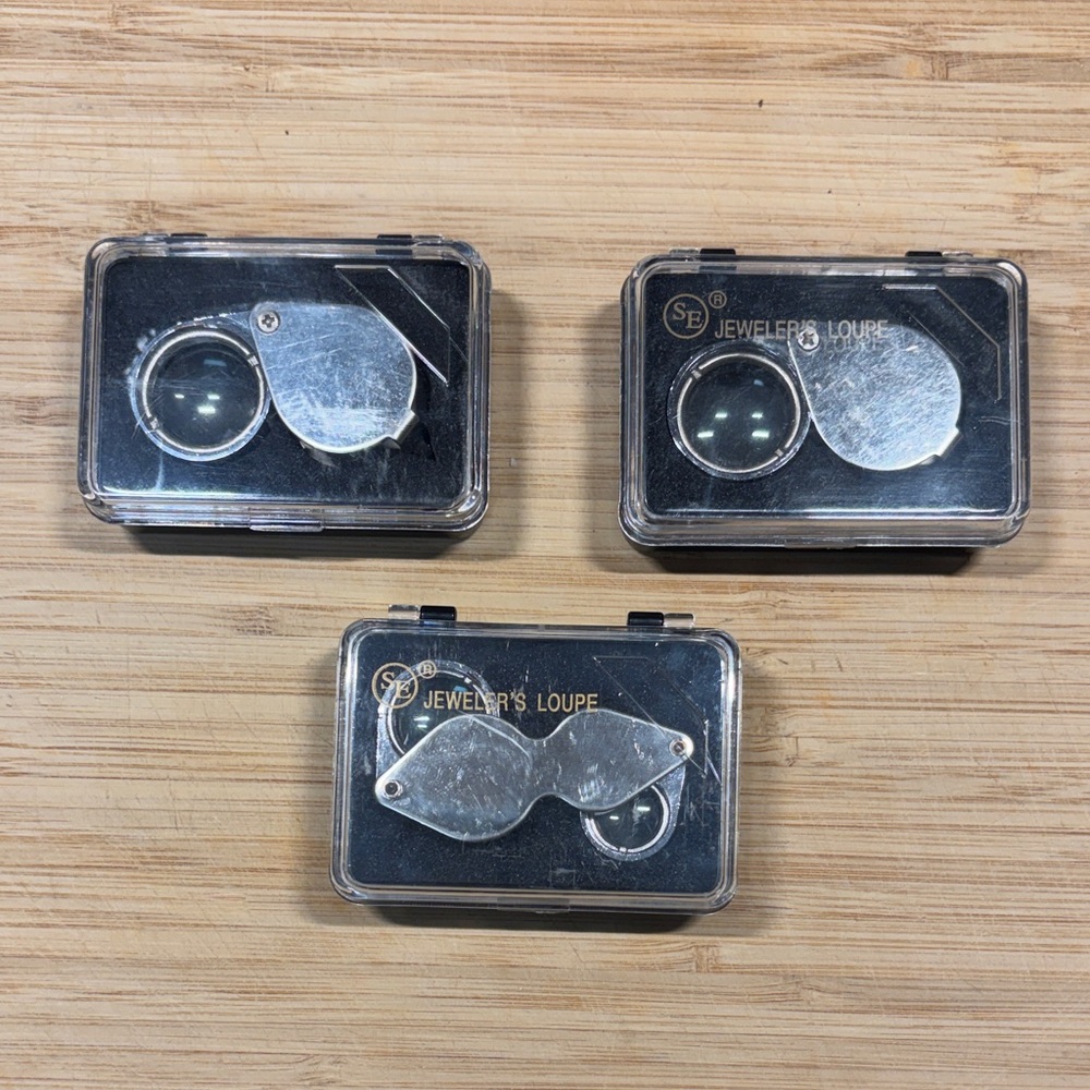 3 Vintage SE Jeweler’s Loupes